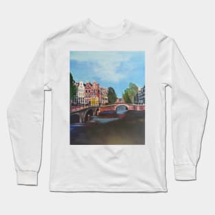 Holland, Amsterdam Canals Long Sleeve T-Shirt